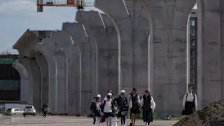 Еще часть улиц перекроют из-за стройки LRT в Астане