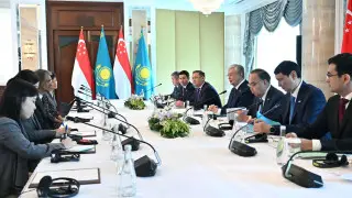 Токаев принял гендиректора крупнейшей инвестиционной компании Сингапура