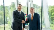 Геннадий Головкин провел встречу с главой МОК Томасом Бахом
