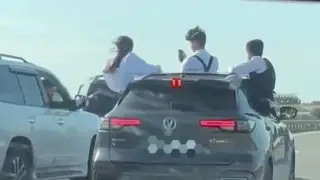 В Туркестанской области наказали кортеж выпускников за беспредел на дорогах