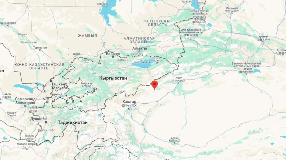 Очередной афтершок из Китая зафиксировали в Казахстане