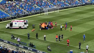 Видео с жуткой травмой голкипера в чемпионате Испании завирусилось в сети