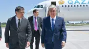 Президент Токаев прилетел в Алматы