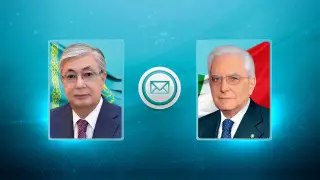 Токаев поздравил президента Италии