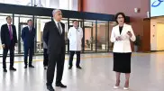 Токаев осмотрел новый корпус Национального научного онкологического центра