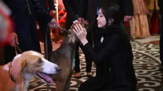 Появились фото первой леди Южной Кореи с казахскими тазы