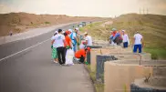 Road-эстафета "Таза Қазақстан": 100 тонн мусора собрали активисты Amanat