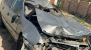 Семья с грудным ребенком попала в аварию из-за лошади в Жанаозене