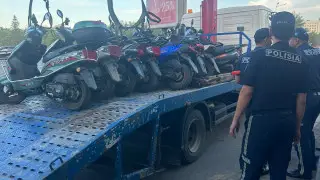 92 мопеда отправили на штрафстоянку за сутки в Астане