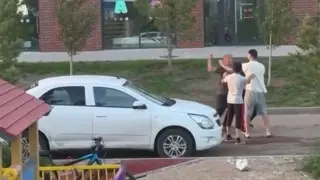 На видео "похищения" мужчины ответили в полиции Астаны