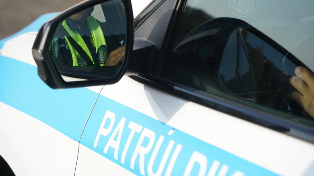 Погоню за пьяным водителем показали полицейские Акмолинской области