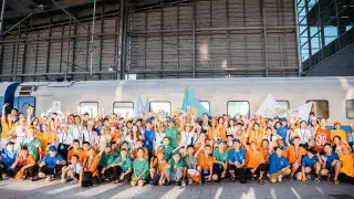 Дети из пострадавших от паводков регионов отправились по городам Казахстана