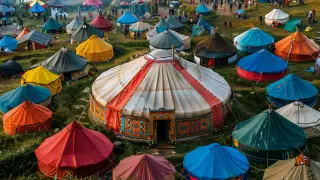 Юрта, Vogue и дочь Кейт Мосс: интересный снимок нашли казахстанцы