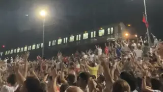 Машинист остановил поезд ради матча Евро-2024