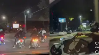 Массовое нарушение ПДД попало на камеру: полиция Алматы начала "охоту" на мопедистов