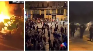 Беспорядки и поджоги: левые празднуют победу на выборах во Франции