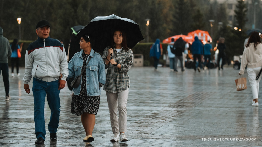 Циклон наступает: грозы и сильные дожди обрушатся на Казахстан