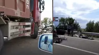 Страшное ДТП на трассе Алматы - Усть-Каменогорск: два человека погибли на месте