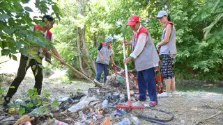 В Шымкенте продолжается республиканская акция "Таза Қазақстан"