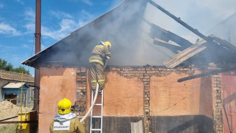 Школьная котельная горела в Жамбылской области