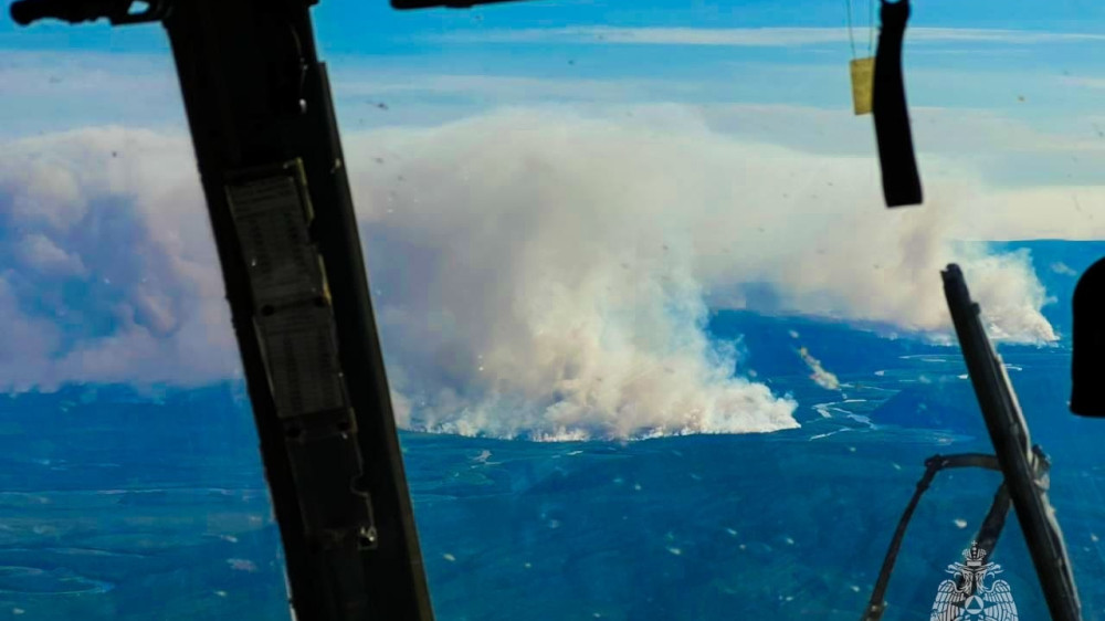 Площадь лесных пожаров превысила миллион гектаров в Якутии