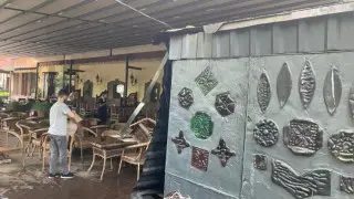 Мангал загорелся в алматинском кафе