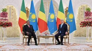 Касым-Жомарт Токаев провел переговоры с Дени Сассу-Нгессо