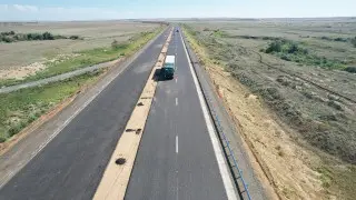 Еще один участок трассы Актобе - Кандыагаш открыли после ремонта