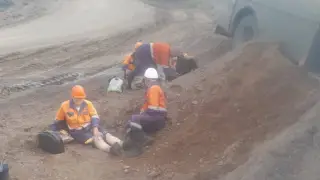 Автобус с людьми вылетел в кювет в Экибастузе