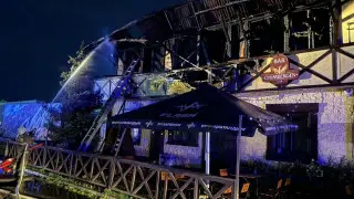 Пожар в алматинском "Атакенте" глазами очевидцев