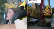 "Трос оторвался": происшествие на аттракционе в Астане попало на видео