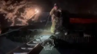 Экскаватор упал в реку вместе с водителем в Алматинской области