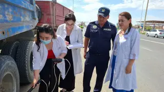 96 водителей оштрафовали за нарушение экологических норм за один рейд