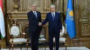 Токаев встретился со спикером палаты парламента Таджикистана