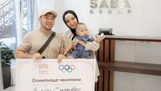 SABA GROUP KZ подарила квартиру олимпийскому чемпиону Елдосу Сметову