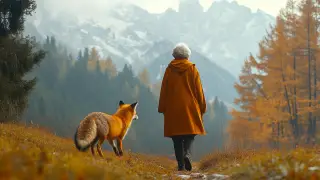 89-летняя итальянка потерялась в Альпах и приручила лису, пока ее искали