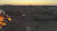 Мусорный полигон загорелся в Уральске