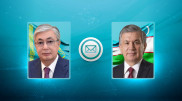 Касым-Жомарт Токаев поздравил Шавката Мирзиеева