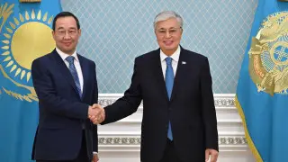 Токаев принял главу Республики Саха