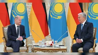 “Один из основных партнеров“. Токаев провел переговоры с Шольцем