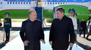 Президент Узбекистана Шавкат Мирзиеев прилетел в Астану