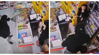 Дерзкое ограбление засняла камера в магазине в Талгаре