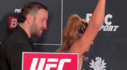 Модель напугала фанатов на взвешивании в UFC: видео