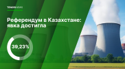 Явка казахстанцев на референдум составила 39,23 процента