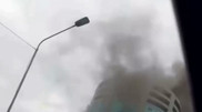 Дым вокруг отеля “Дипломат“ сняли на видео в Астане