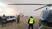 Крупный пожар в двух областях Казахстана охватил 45 тысяч гектаров