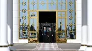 Как встретили Президента Токаева в Туркменистане