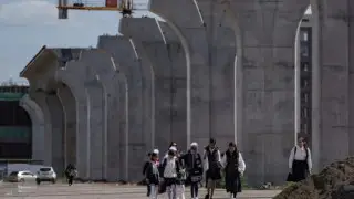 Несколько участков проспекта Мангилик Ел перекроют из-за строительства LRT в Астане