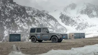 Электрический “Гелендваген“ официально презентовали в Казахстане, подняв на Шымбулак