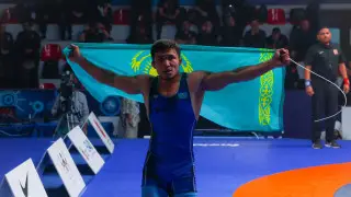 Казахстанский борец выиграл чемпионат мира